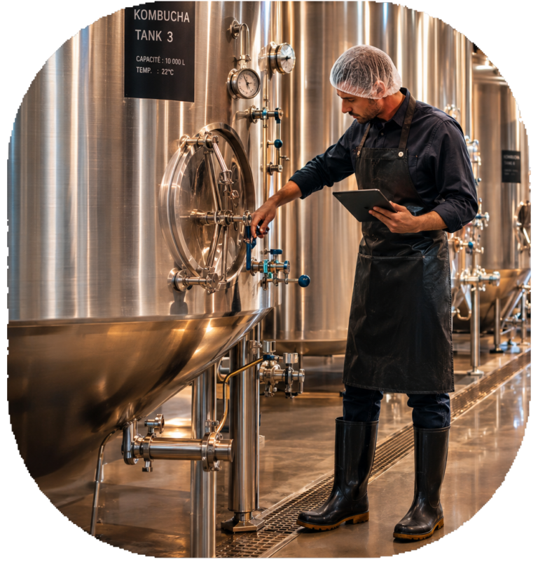 industrie kombucha